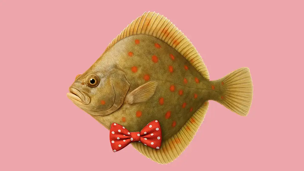 Rødspætte med butterfly